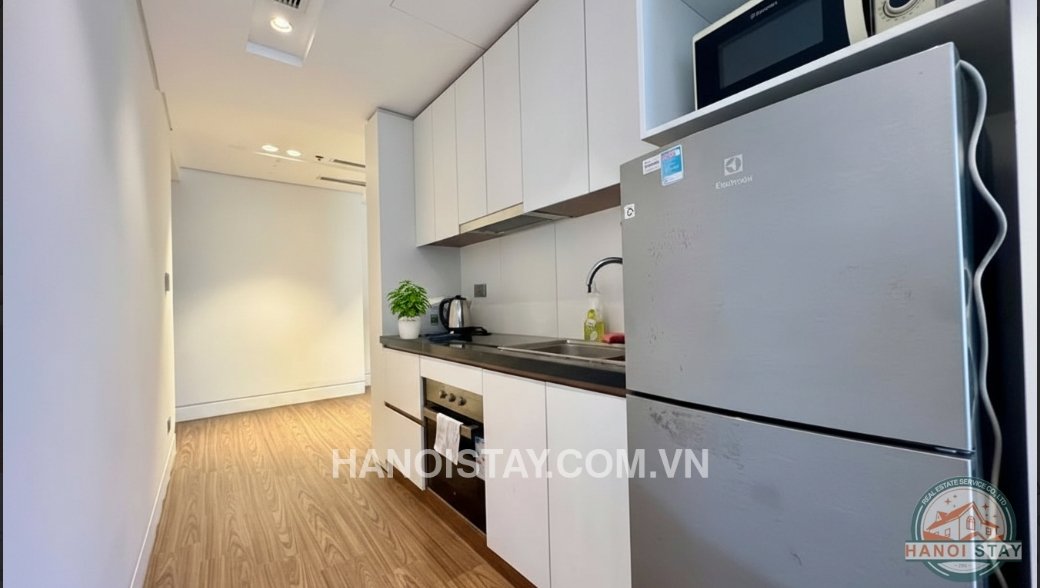 Căn hộ dịch vụ 1 phòng ngủ phố Vũ Miên, Tây Hồ - Thiết kế hiện đại, view Hồ Tây