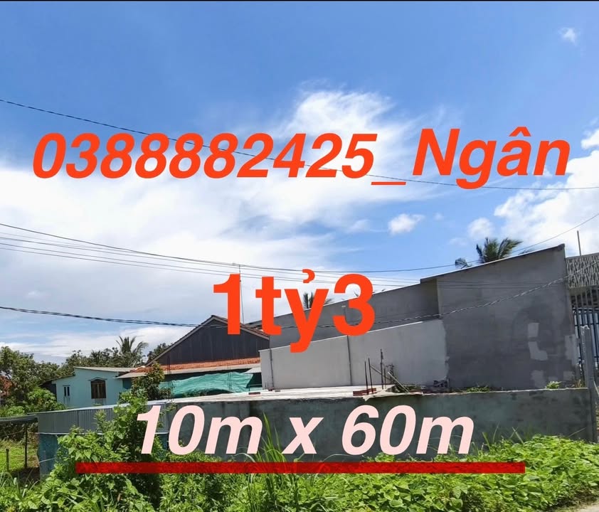 Đất mặt tiền xã Kiến An, Chợ Mới 568m² giá 1.3 tỷ - Thương lượng ngay!