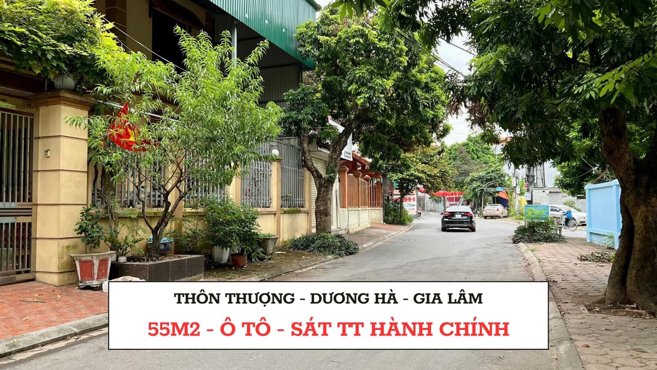 Đất thổ cư Dương Hà 55m² giá 4 tỷ - Sát trường học và trung tâm hành chính!