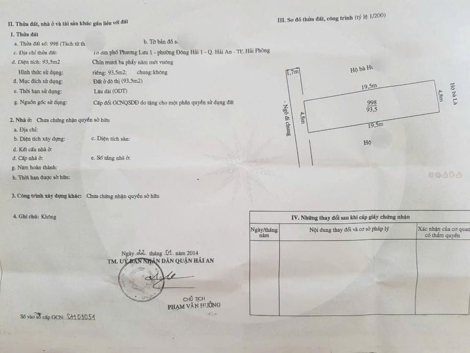 Đất nền Phương Lưu, Đông Hải 93m² giá 2.534 tỷ - Đầu tư sinh lời bền vững!