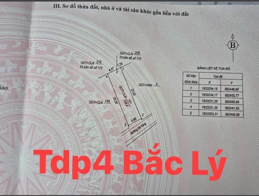 Đất nền Bắc Lý Đồng Hới 128m² - Cơ hội đầu tư tuyệt vời!