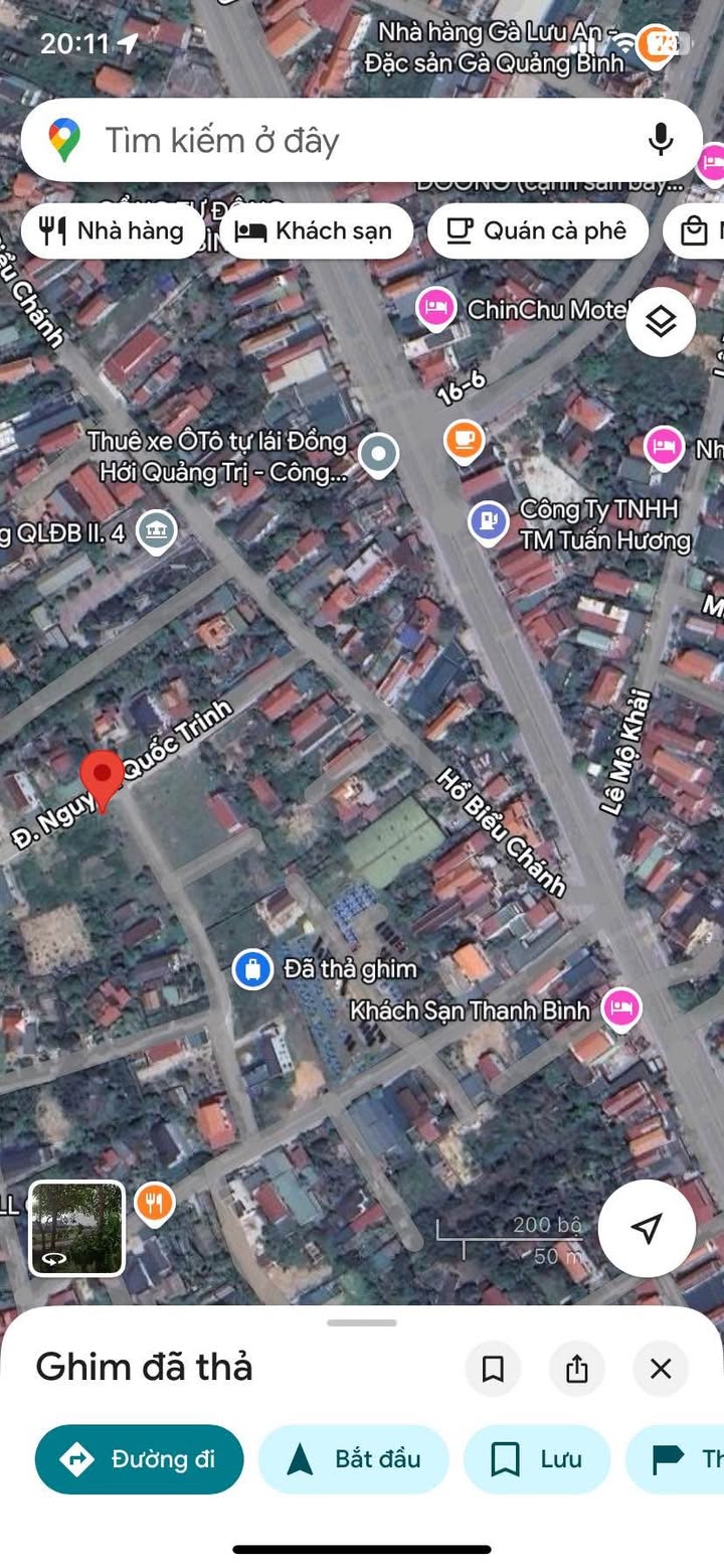 Đất xây dựng mặt tiền đường Nguyễn Quốc Trinh Lộc Ninh 120m² giá 1.2 tỷ - Cơ hội đầu tư tuyệt vời!