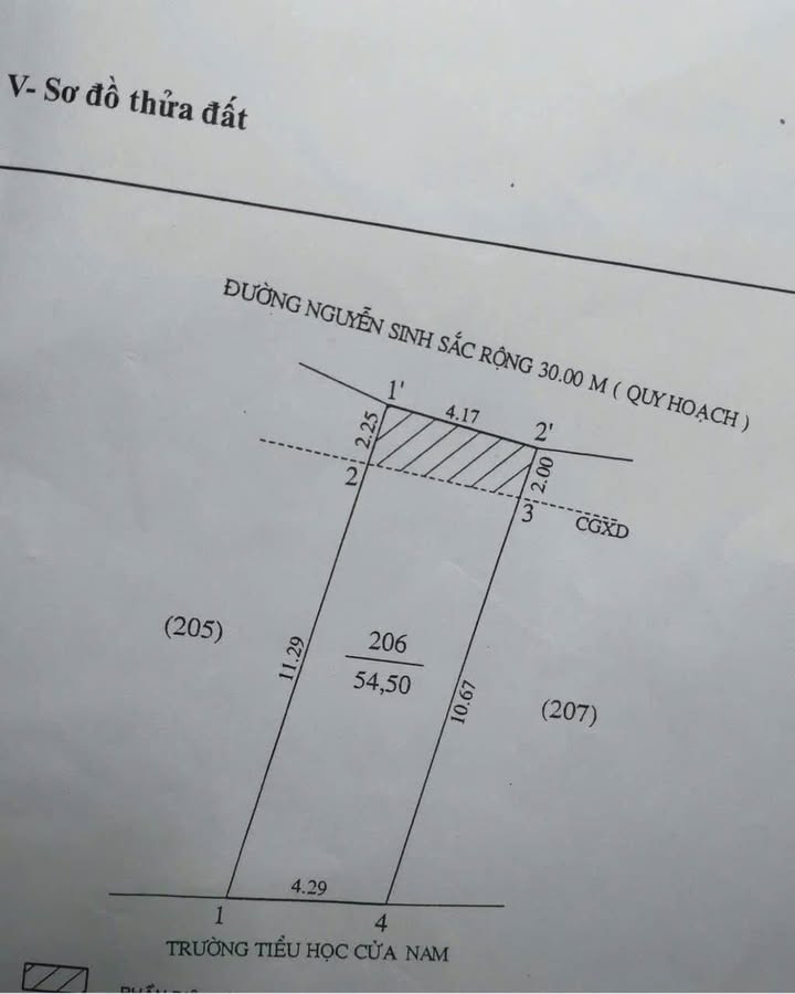 Nhà mặt đường Nguyễn Sinh Sắc, Vinh 54m² giá 3 tỷ - Kinh doanh đắc địa!