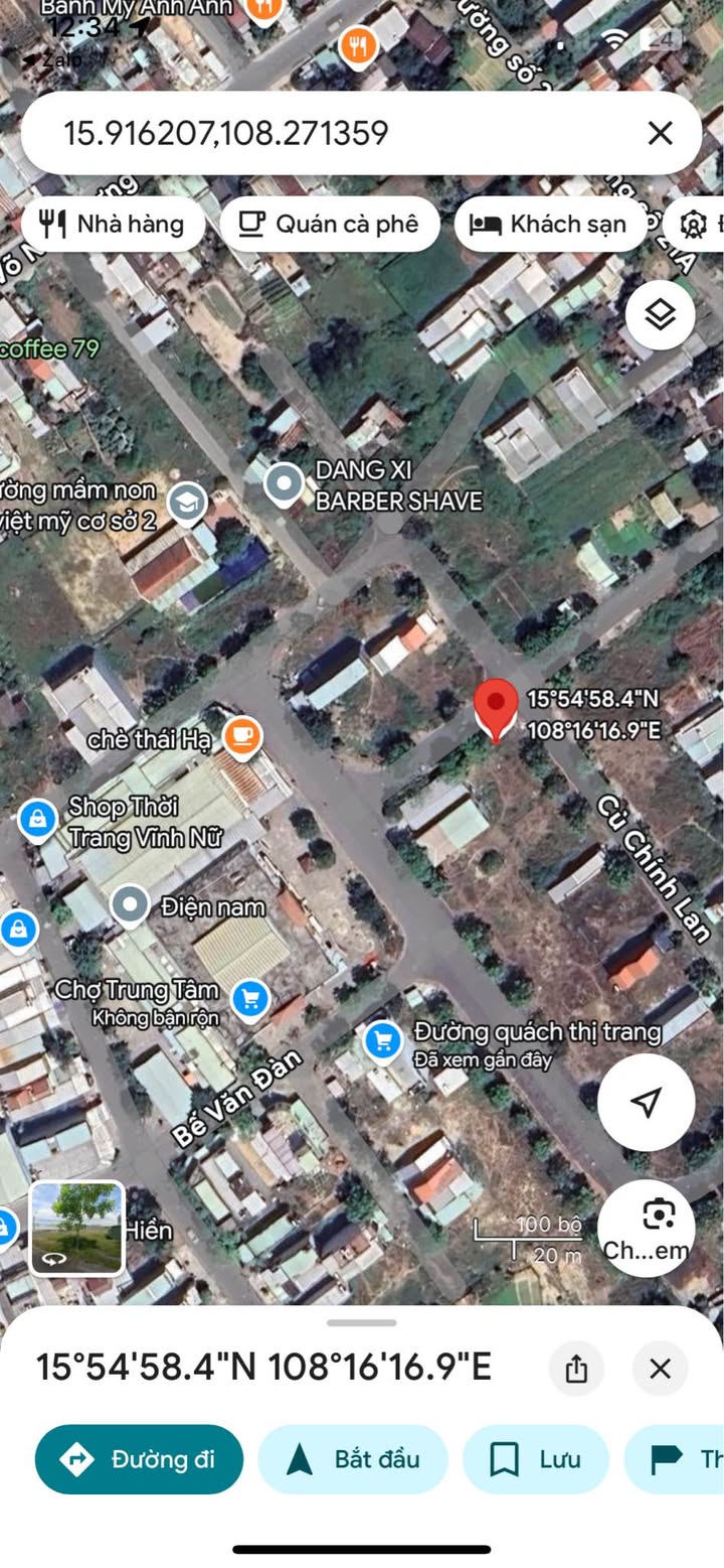 Đất nền Điện Nam Trung 284m² giá thỏa thuận - Đối diện chợ, lối thoát hiểm tiện lợi!