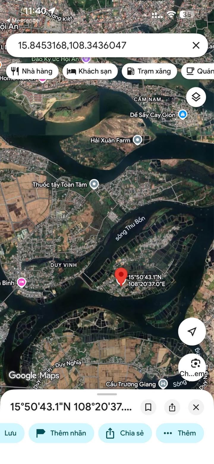 Đất nền Duy Vinh, Duy Xuyên 200m² giá 600 triệu - Đường ô tô đến nơi!