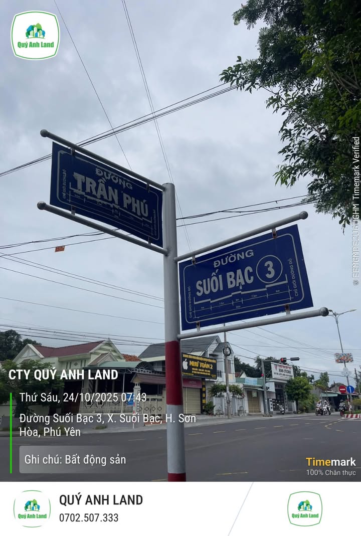 Đất 2 mặt tiền đường Trần Phú, xã Sơn Hòa, 144m² - Đầu tư sinh lời cao!