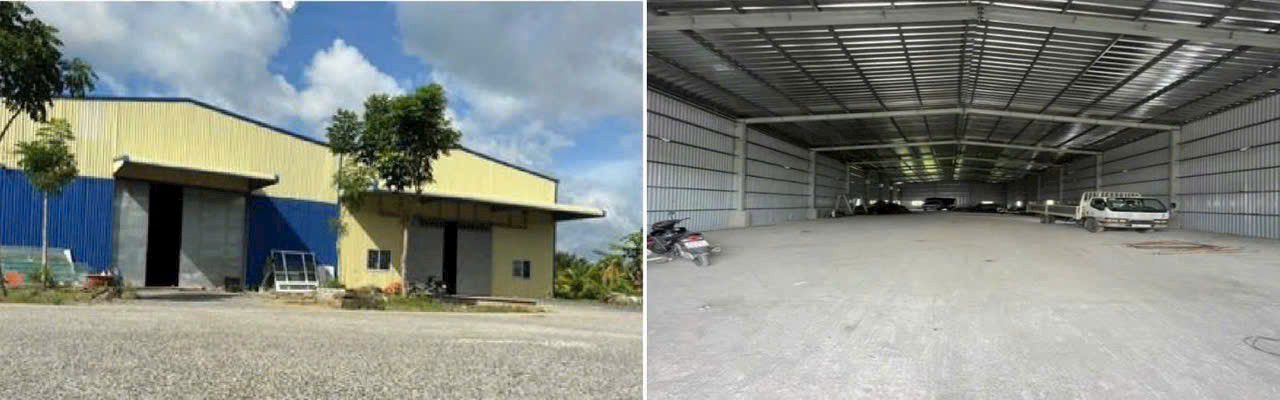 Cho thuê kho 2500m² mặt tiền QL1A - Cái Bè, Tiền Giang chỉ 900 triệu/6 tháng!