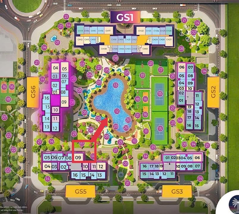 Căn hộ Vinhomes Smart City Tây Mỗ 82.2m² giá 6.8 tỷ - View bể bơi tuyệt đẹp!