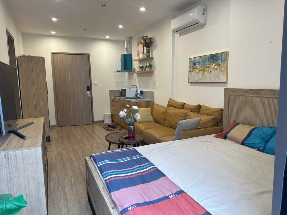 Cho thuê studio Vinhomes Smart City Tây Mỗ 7 triệu - Full đồ nội thất cao cấp!