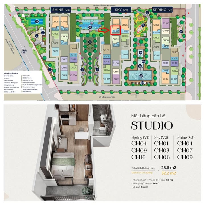 Căn hộ Studio Vinhomes Smart City 27.4m² giá 3.05 tỷ - Cơ hội sở hữu hiếm có!