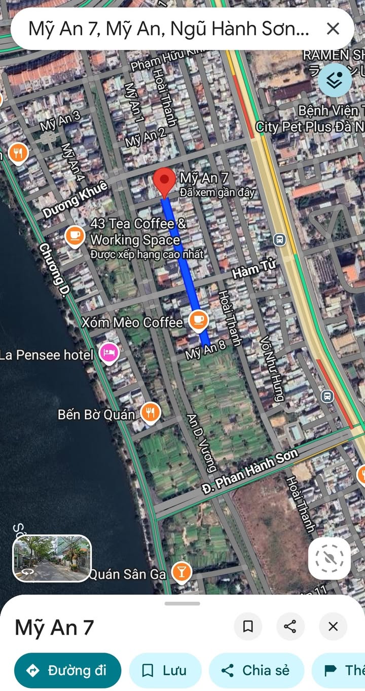 Căn nhà mặt tiền Mỹ An 7, quận Ngũ Hành Sơn, 100m² giá 11 tỷ - Vị trí đắc địa gần sông Hàn!