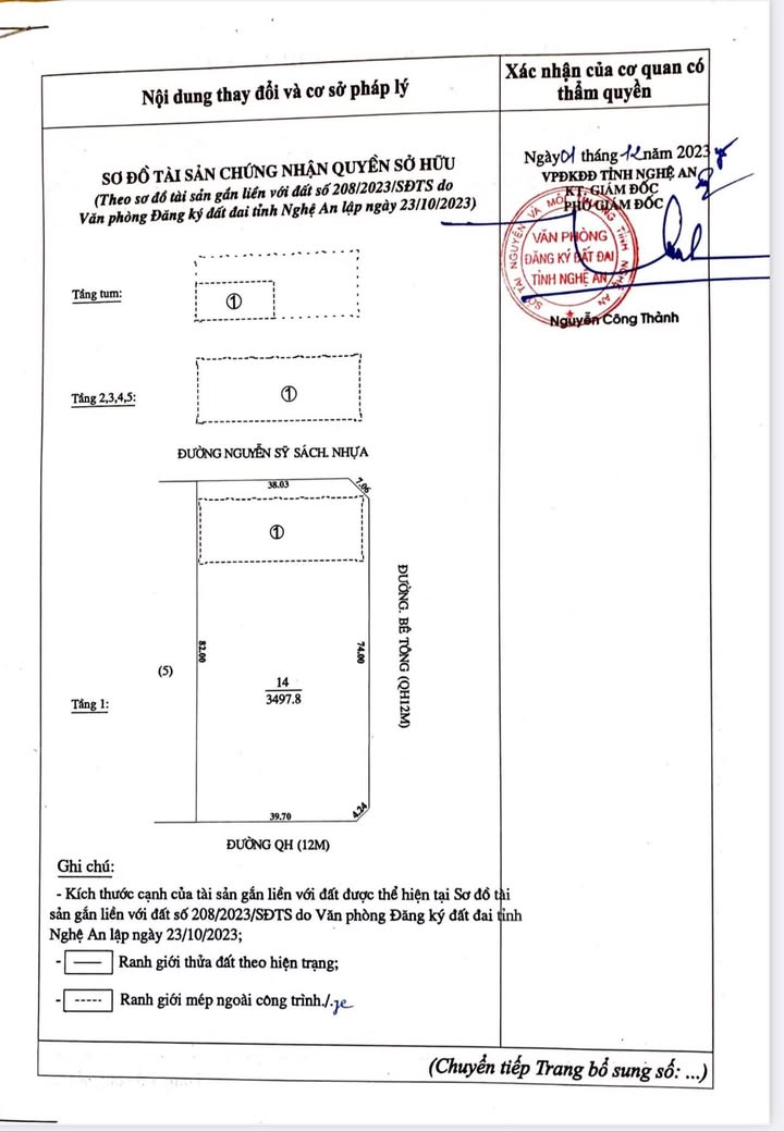 Bán đất thương mại dịch vụ Nguyễn Sỹ Sách TP Vinh 3497m² - Đầu tư sinh lời ngay!