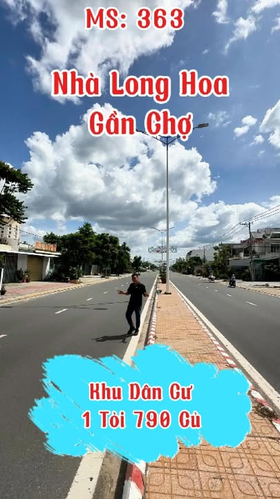 Nhà đẹp phố Long Hoa, Tây Ninh 120m² - Thổ cư 100% - Gần chợ