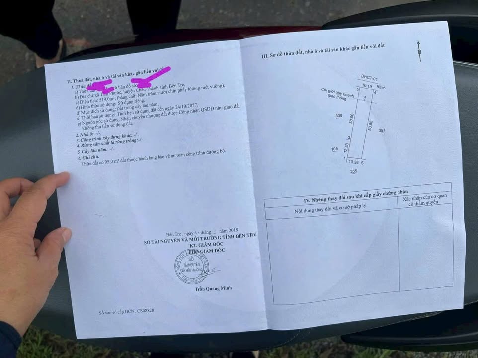 Đất nền Sơn Đông Bến Tre 1300m² giá 7.54 tỷ - Đầu tư sinh lời ngay!