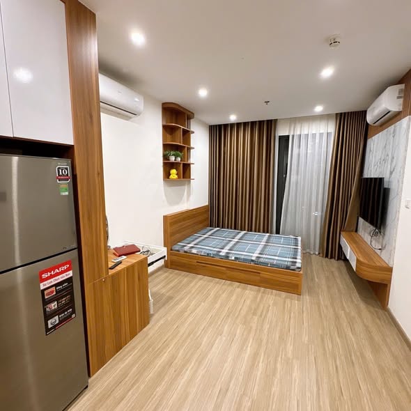 Cho thuê Studio full đồ Vinhomes Smart City Tây Mỗ - Giá chỉ 7 triệu/tháng!