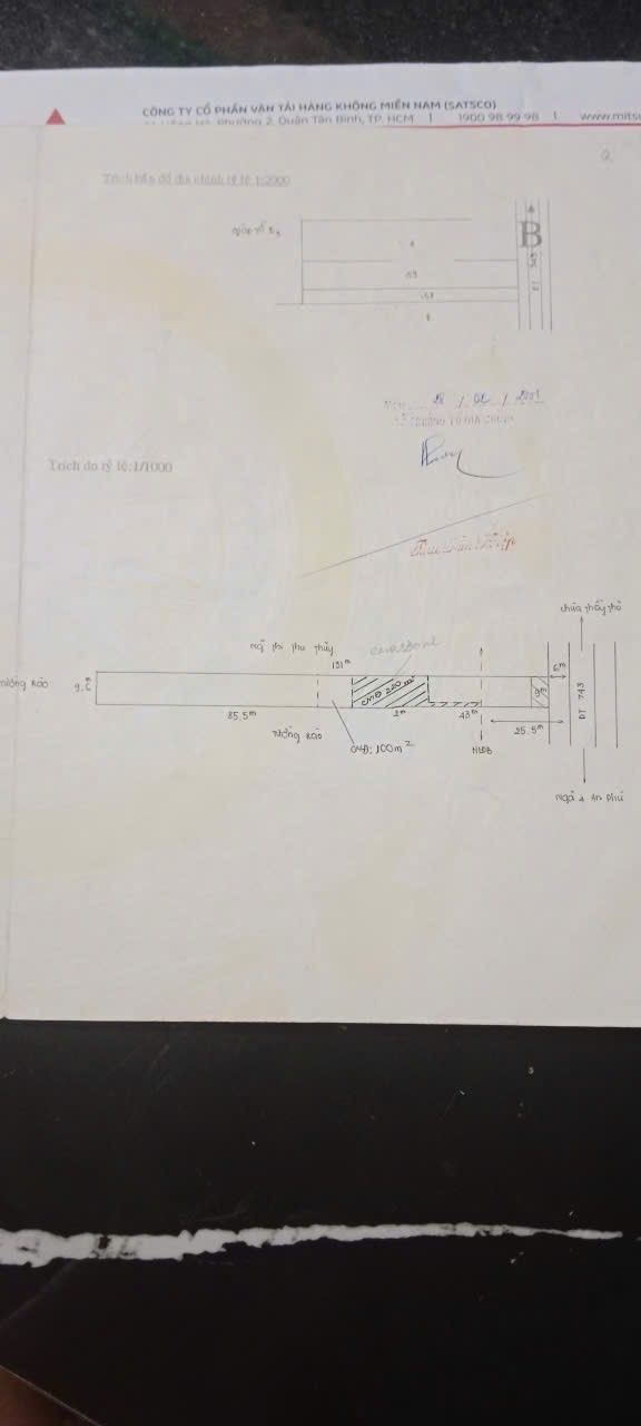 Nhà trọ mặt tiền ĐT 743, An Phú, 936m², thu nhập 90 triệu/tháng - Đầu tư sinh lời ngay!