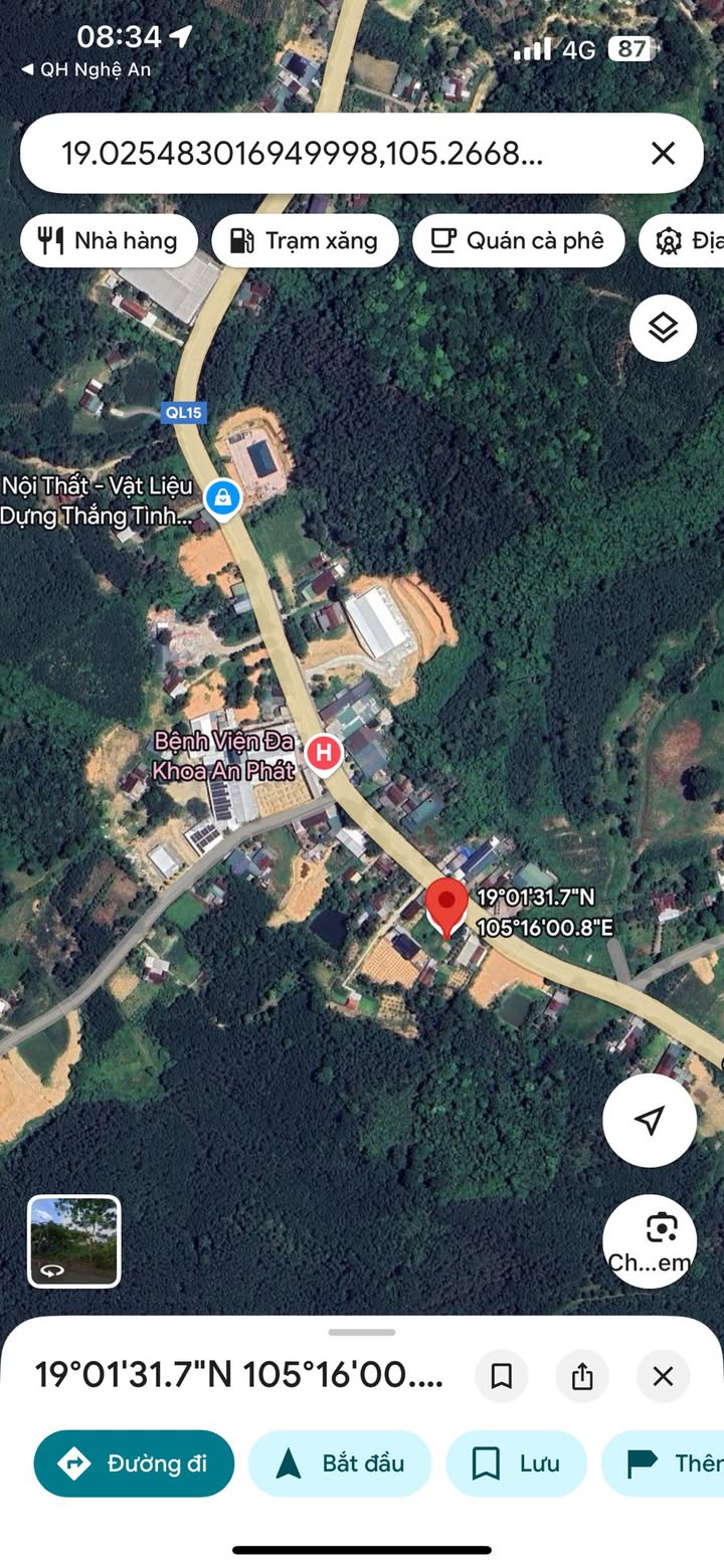 Đất nền Tân Kỳ Nghệ An 310m² giá thỏa thuận - Đất bằng phẳng, gần bệnh viện An Phát