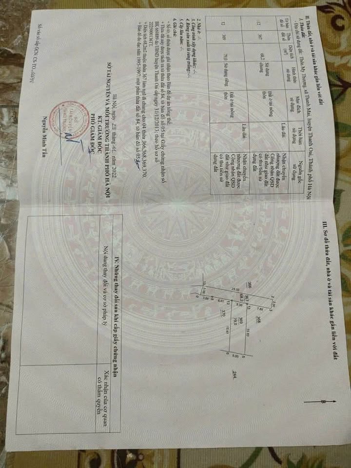 Đất Thanh Mai, Thanh Oai 79m² giá thỏa thuận - Đường ô tô vào tận nhà!