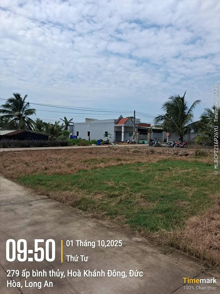 Đất nền Hòa Khánh Đông, Đức Hòa 244m² giá 2 tỷ - Pháp lý sổ hồng chính chủ!