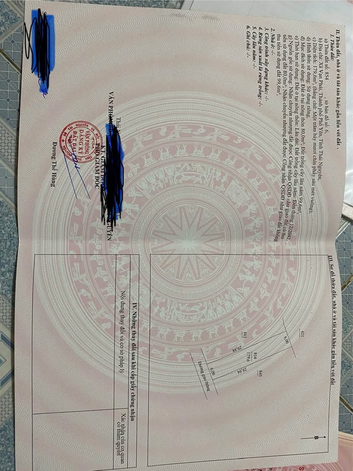 Đất thổ cư 80m² tại xã Vạn Phái, TP Phổ Yên 179m² - Giá 500 triệu, tiện ích đầy đủ!