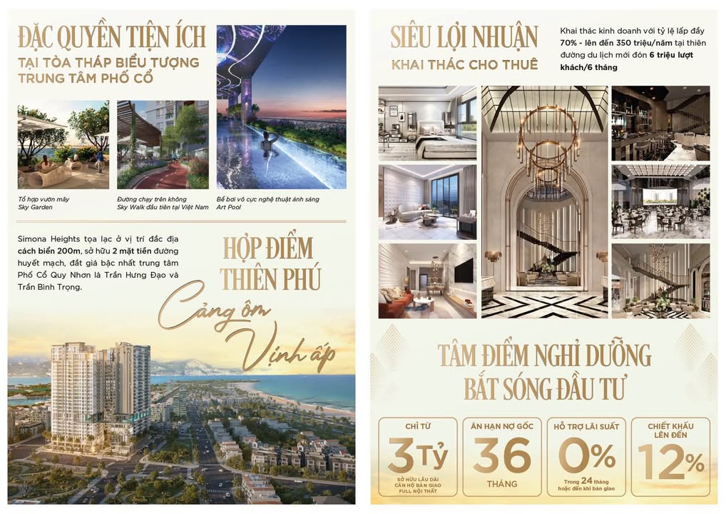 Căn hộ Simona Heights Quy Nhơn 87m² giá thỏa thuận - Sẵn sàng ở ngay!