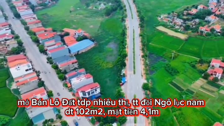 Đất nền Đồi Ngô Lục Nam 102m² giá 1 tỷ - Cơ hội đầu tư hiếm có!