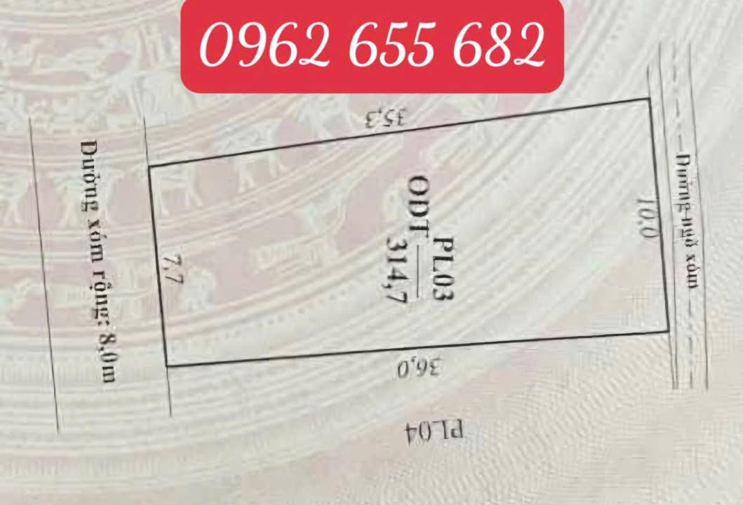 Đất thổ cư 314m² Mộc Sơn, Mộc Châu - Đầu tư sinh lời hấp dẫn!