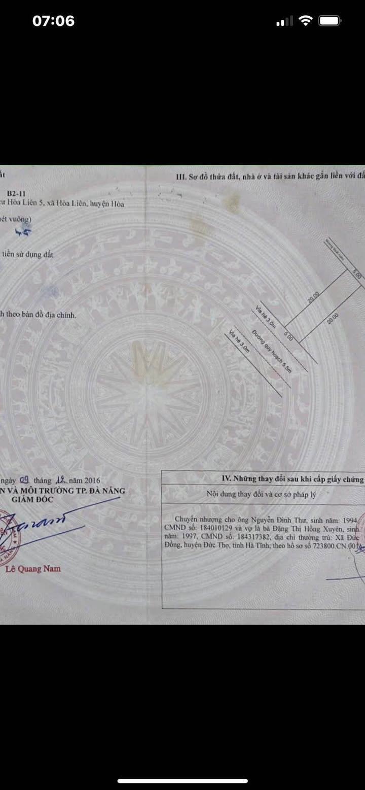 Đất Hòa Liên 100m² giá 2 tỷ - Cơ hội đầu tư hấp dẫn!