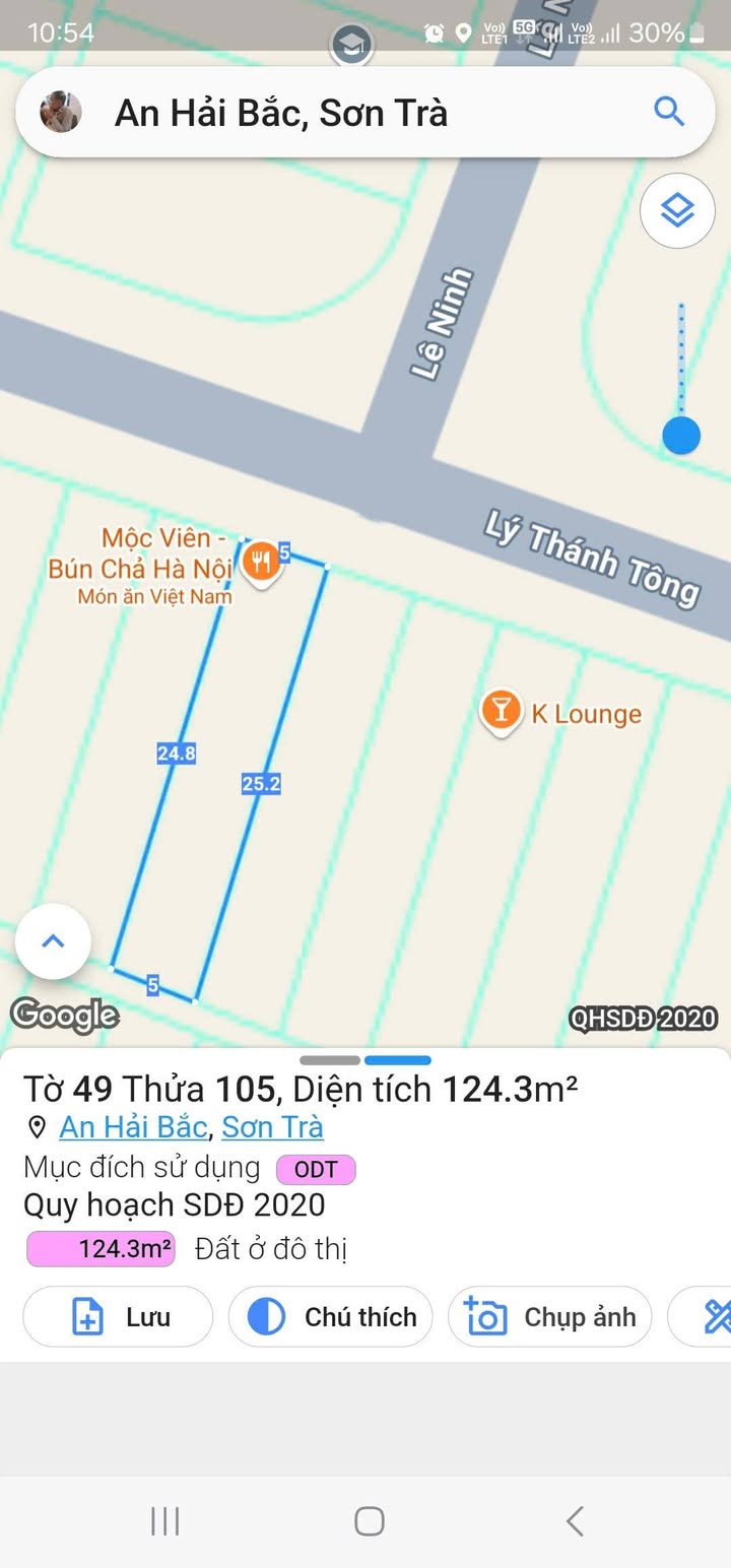 Đất mặt tiền Lý Thánh Tông, Sơn Trà 124m² giá 16.5 tỷ - Cơ hội đầu tư hấp dẫn!