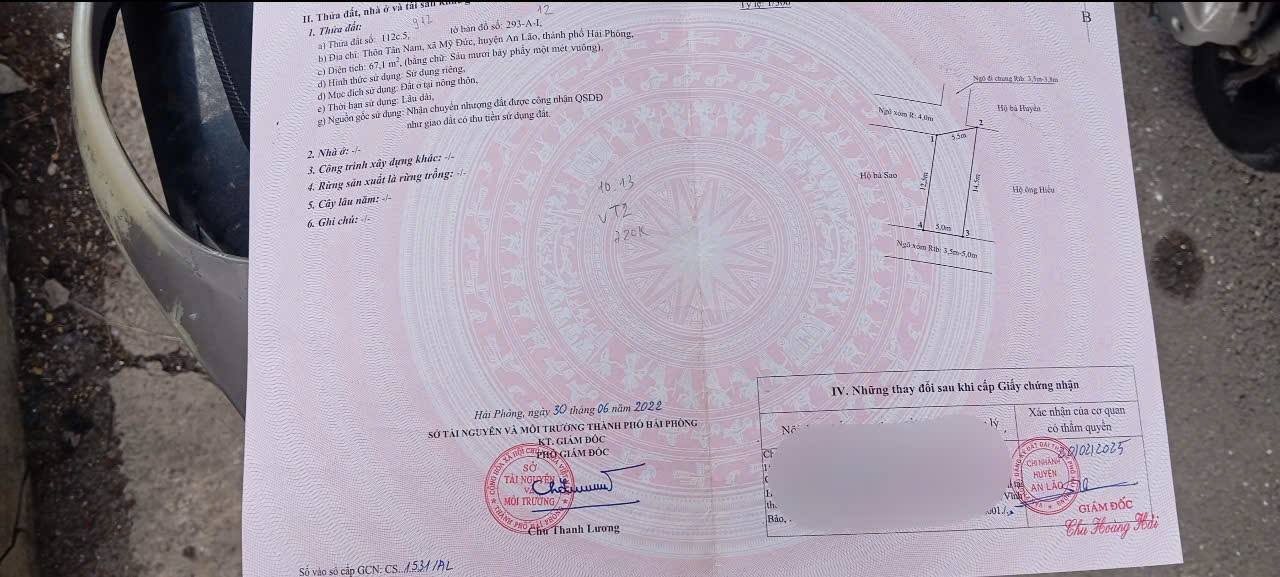 Đất Tân Nam An Khánh 67m² giá 1 tỷ - Vị trí kinh doanh đắc địa!