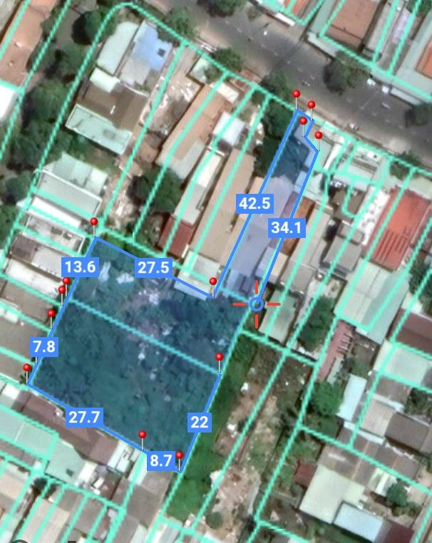 Đất nền đường Nguyễn Thái Bình, Tân An 1400m² giá 25 tỷ - Cơ hội đầu tư vàng!