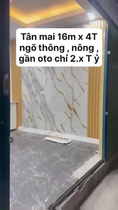 Nhà phố Tân Mai 16m² giá 2 tỷ - Vị trí trung tâm tiện ích ngập tràn!