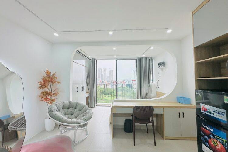 Phòng cho thuê ngõ 121 Tây Mỗ, 6 triệu/tháng - Full nội thất, ban công thoáng