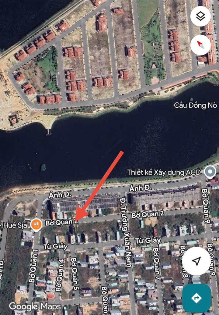 Đất nền Bờ Quan 2, Hòa Xuân, Đà Nẵng 100m² giá 6 tỷ - Sổ đỏ chính chủ