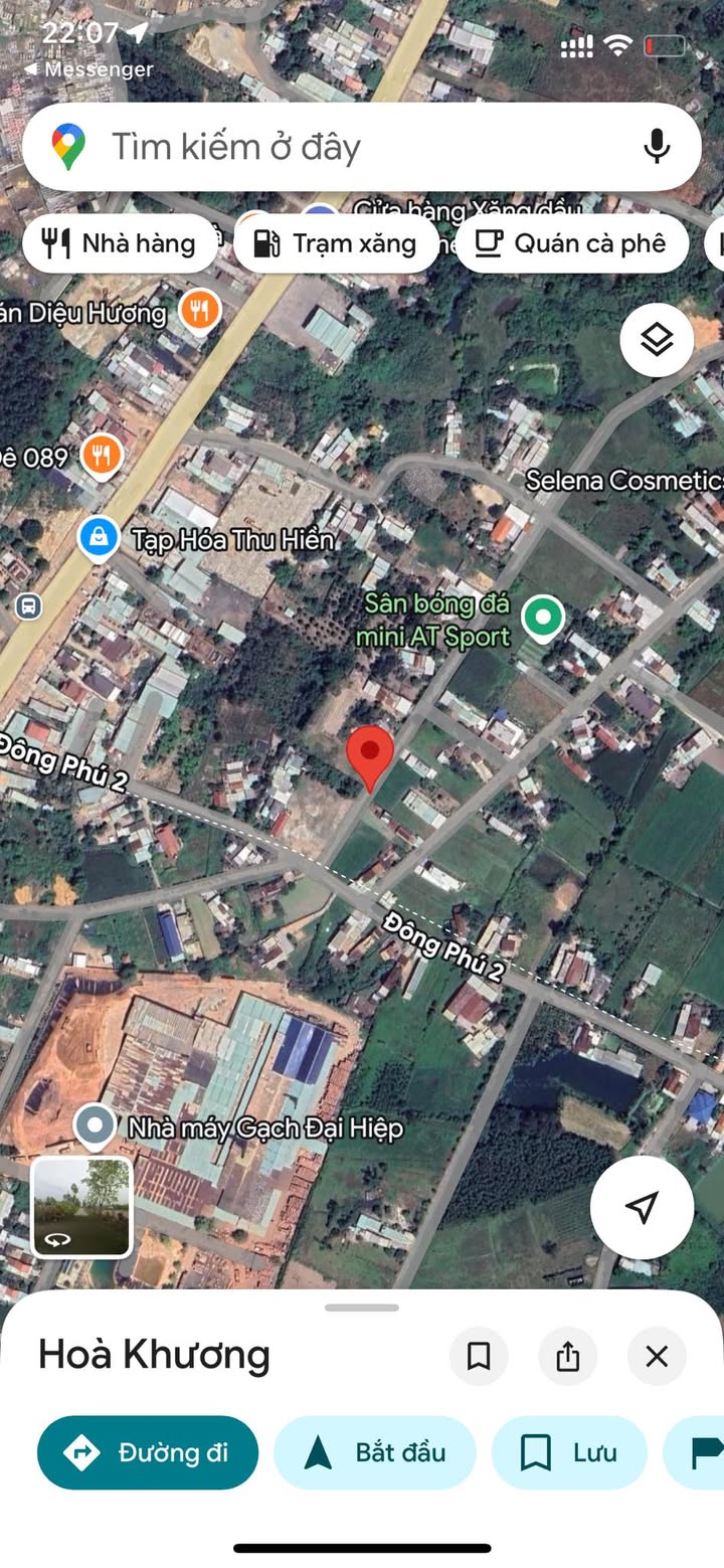 Bán đất Hòa Khương Hòa Vang 200m² giá 1.15 tỷ - Đường ô tô vào tận nơi!