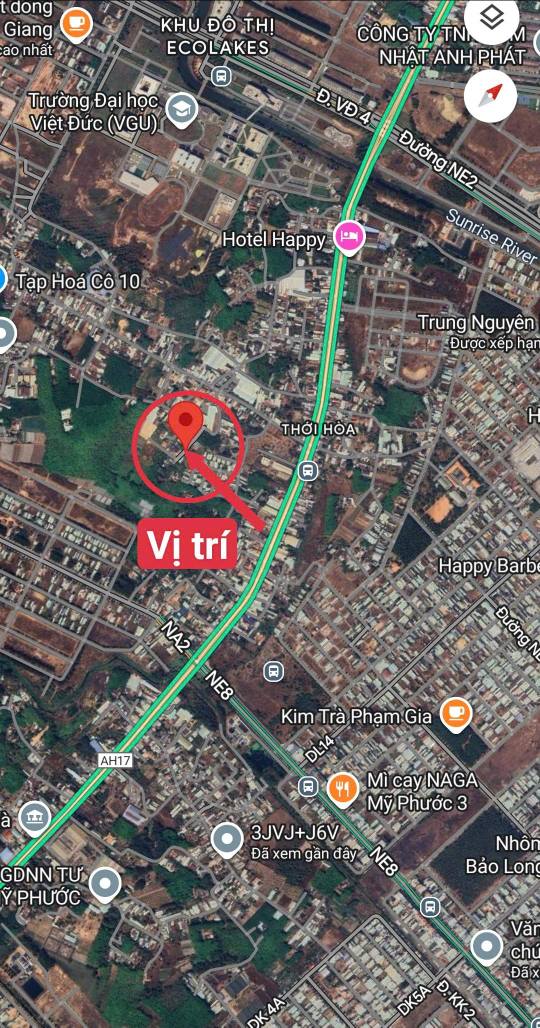 Đất nền mặt tiền đường nhựa Thới Hòa, Bến Cát 314m² giá chỉ 3 tỷ - Đầu tư sinh lời ngay!