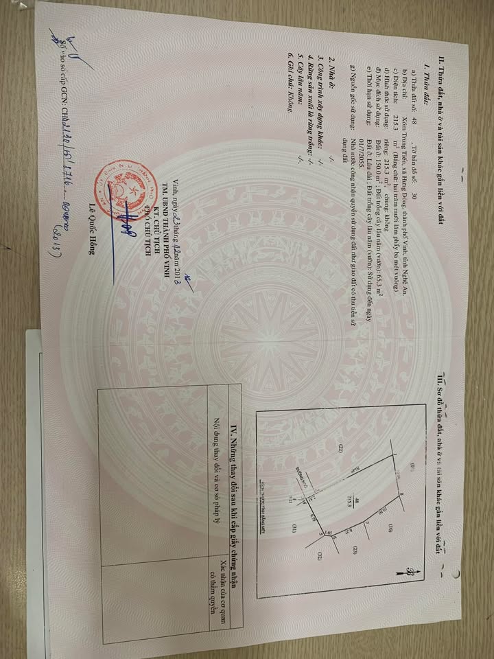 Đất siêu phẩm 215m² và 268m² tại Vinh Hưng - Giá tốt, cơ hội đầu tư không thể bỏ lỡ!