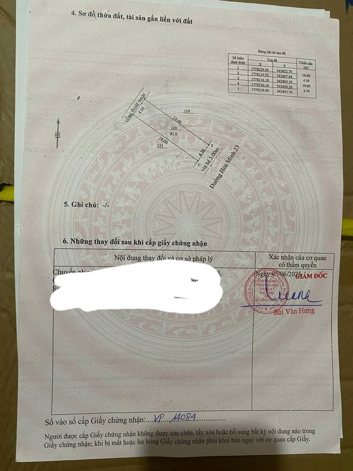 Đất nền đường Hòa Minh 23, Đà Nẵng 81m² giá 5.65 tỷ - Nằm gần trung tâm thương mại!