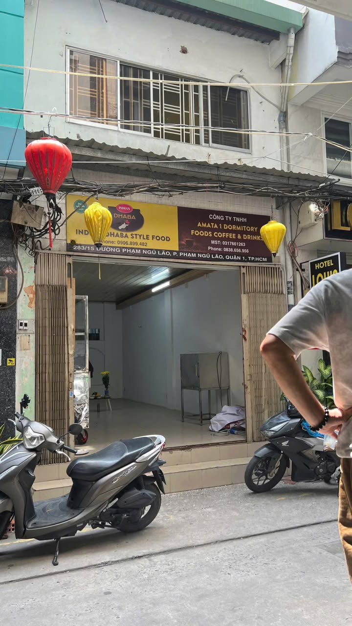 Cho thuê mặt bằng kinh doanh hẻm 283 Phạm Ngũ Lão, quận 1, 70m² - Gần Bùi Viện, cơ hội vàng cho các bạn khởi nghiệp!
