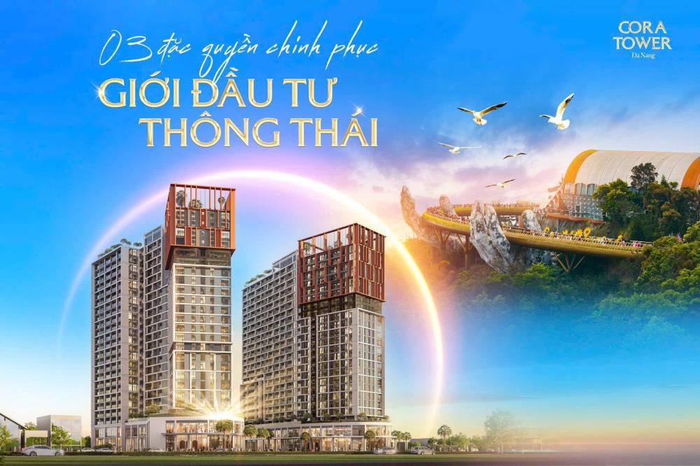 Căn hộ Cora Tower Đà Nẵng 54m² giá chỉ 3.1 tỷ - Sở hữu ngay với 500 triệu!