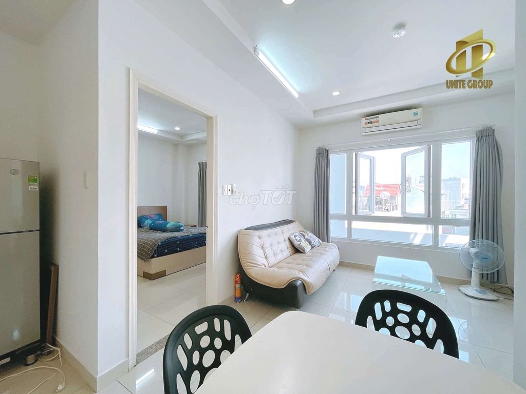 Căn hộ 1 phòng ngủ Hoàng Diệu Quận 4 giá 11 triệu - Full nội thất, an ninh tuyệt đối!