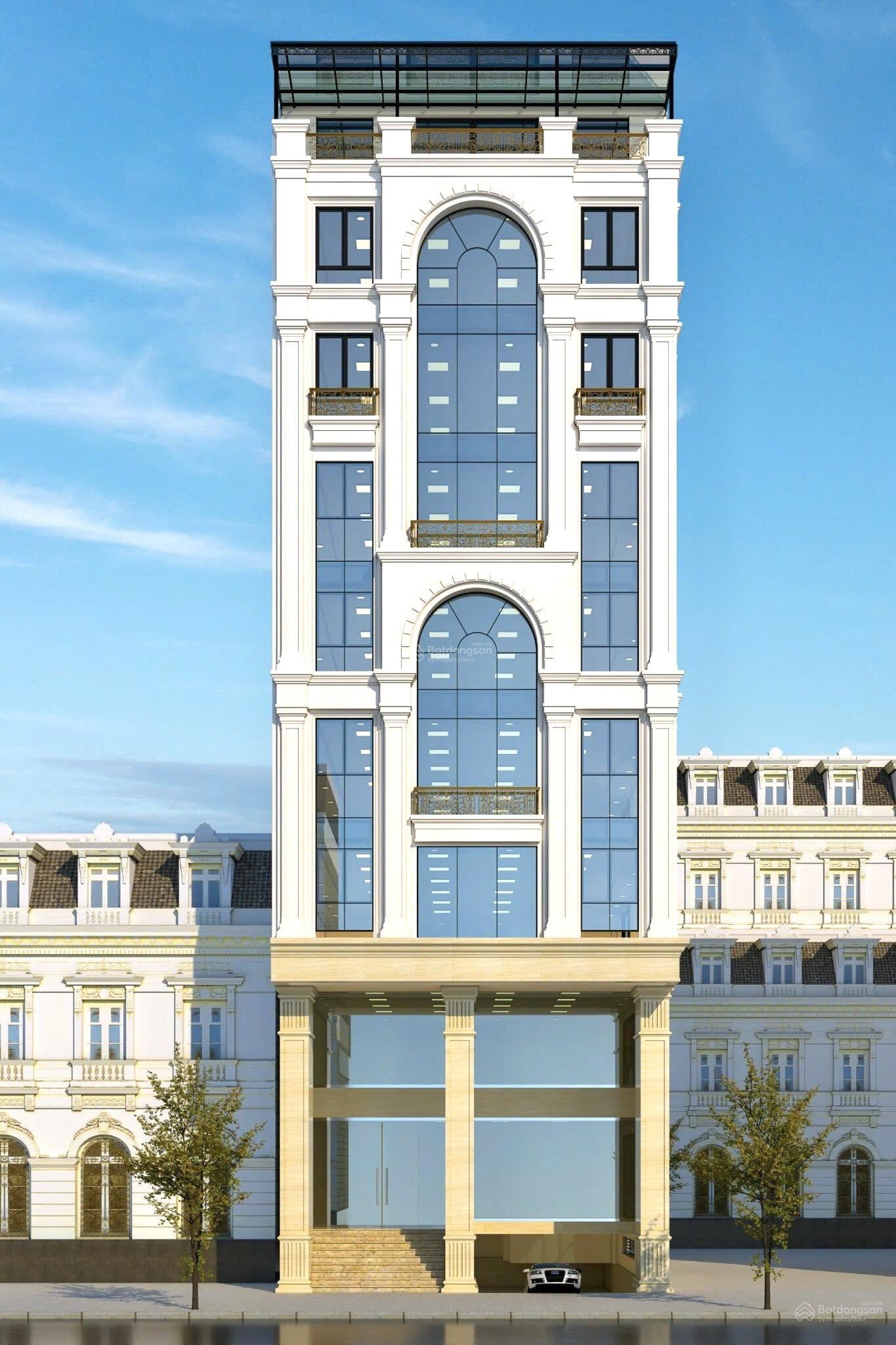 Cho thuê toà nhà văn phòng mặt phố Hàng Chuối - Hai Bà Trưng, 230m² giá 499 triệu/tháng - Thiết kế hiện đại!