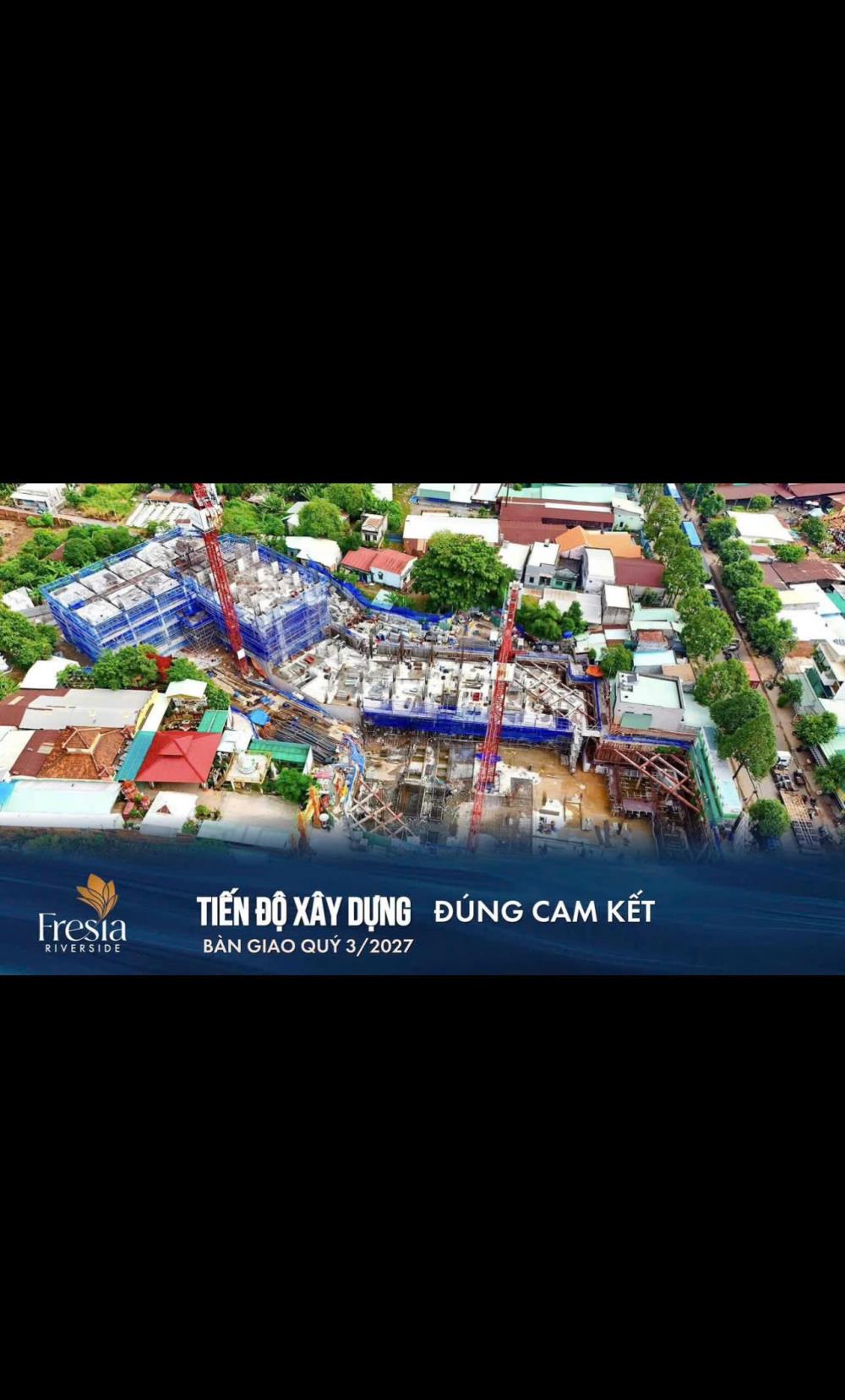 Căn hộ Fresia Riverside 51m² giá 1.8 tỷ - Nằm ngay sông Đồng Nai!