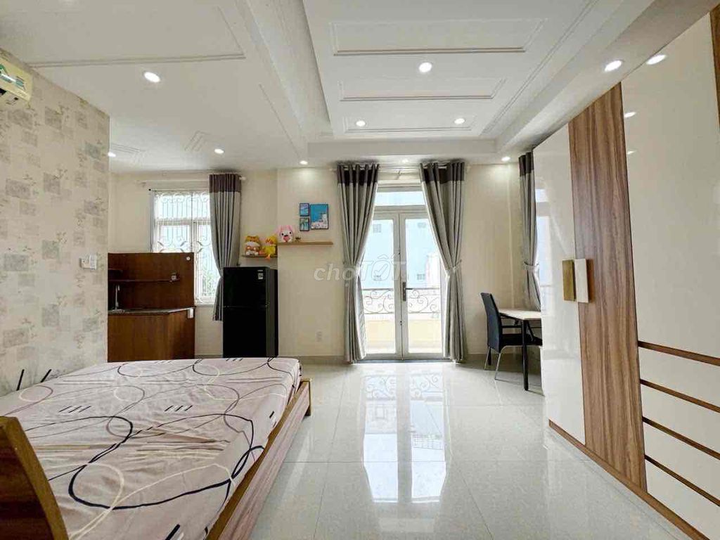 Căn hộ Studio 40m² cho thuê ngay chợ Bà Chiểu - Full nội thất, an ninh 24/7!
