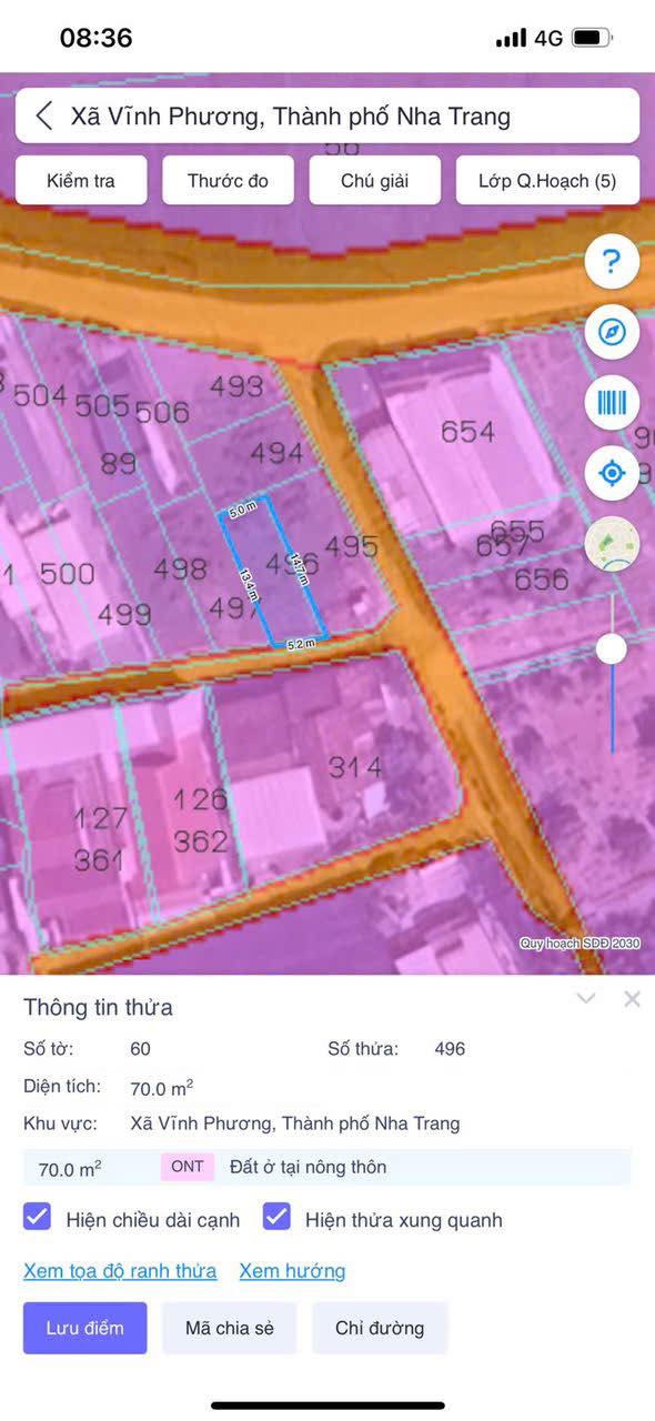 Đất hẻm 3m thôn Tây Vĩnh Phương 69.9m² giá 1.05 tỷ - Sổ hồng lâu dài!