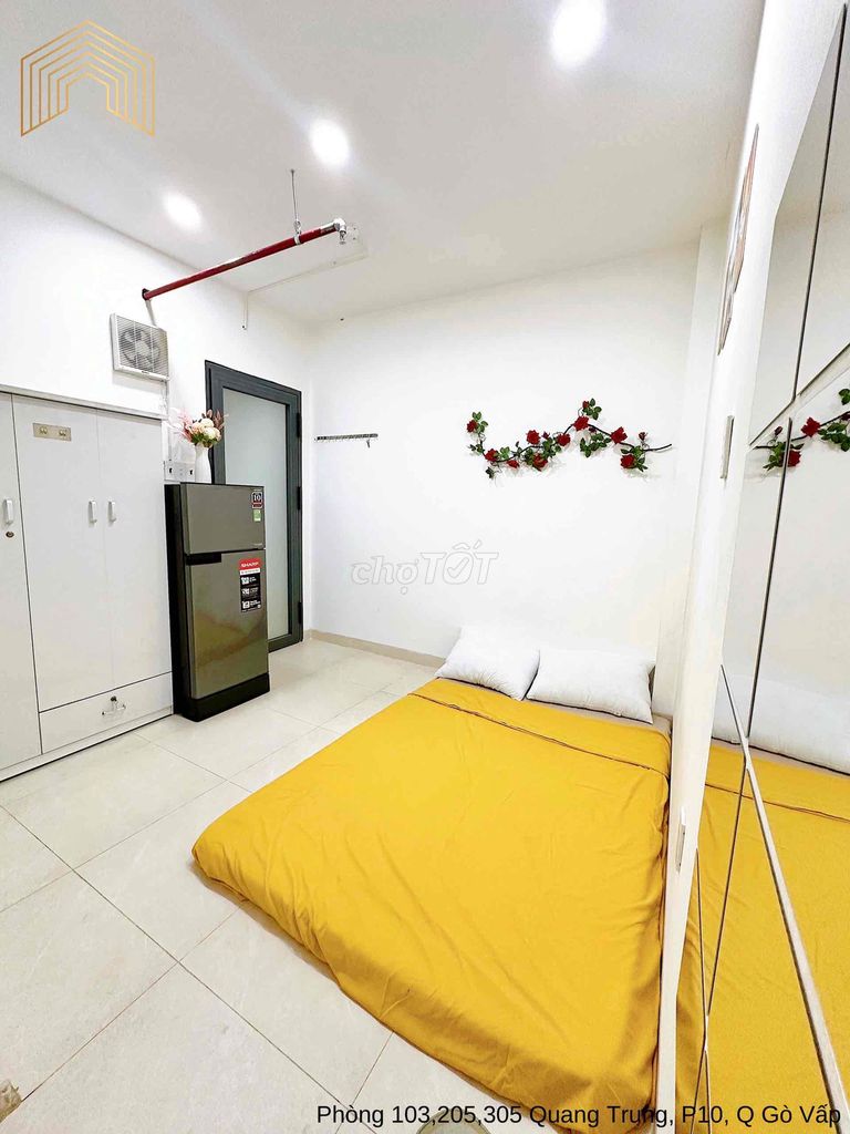 Phòng cho thuê full nội thất tại Gò Vấp 22m² giá 3.5 triệu - Giờ giấc tự do