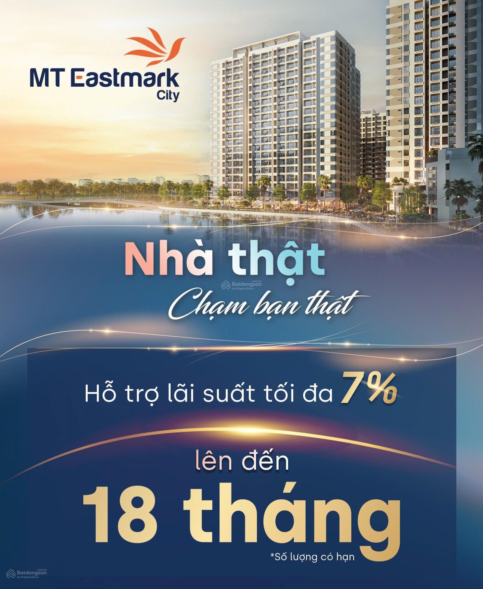 Căn hộ MT Eastmark City Quận 9 giá chỉ từ 3.7 tỷ - Sổ hồng chính chủ ngay!