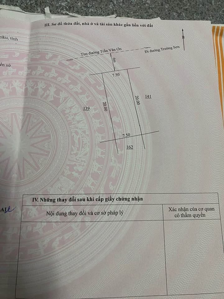 Đất nền mặt tiền Trần Văn Ơn 150m² giá thỏa thuận - Cơ hội đầu tư tuyệt vời!