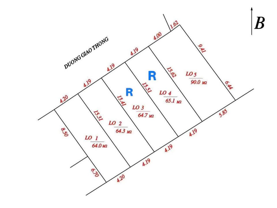 Đất Nghi Phú, Vinh 64m² - Giá chỉ từ 3.25 tỷ - Vị trí đắc địa gần Lotte!