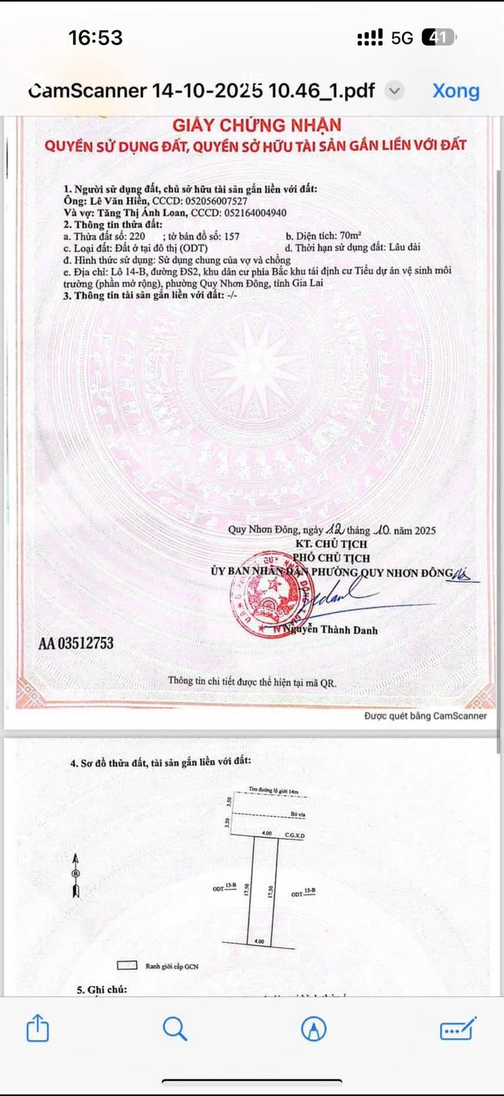 Nhà 1 mê 70m² tại Quy Nhơn - View sông, giá 3.85 tỷ - Cơ hội vàng cho gia đình bạn!